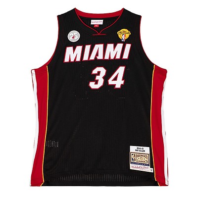 Men's Mitchell & Ness Chris Bosh Black Miami Heat Hardwood Classics Swingman Jersey Size: Large