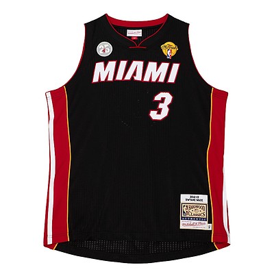 Mitchell & Ness Dwyane Wade Miami Heat Legacy Throwback Hardwood Classics Authentic Jersey by Devious Elements App Large