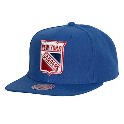 Lids New York Rangers Mitchell & Ness Retro Lock Up Snapback Hat - Blue