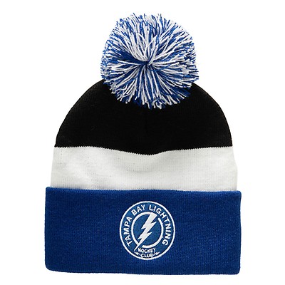 Tampa Bay Lightning Punch Out Pom Knit Hat - Supporters Place
