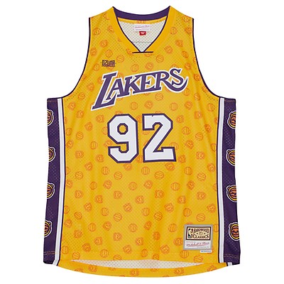 Bape x Mitchell & Ness Los Angeles Lakers Jersey- - Depop