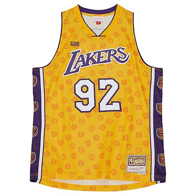 Aape x Mitchell & Ness Los Angeles Lakers BP Jersey Gold Men's - SS20 - US