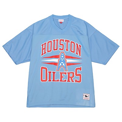 Mitchell & Ness Earl Campbell Houston Oilers 1980 Authentic Throwback Retired Player Jersey | Light Blue | Size Large