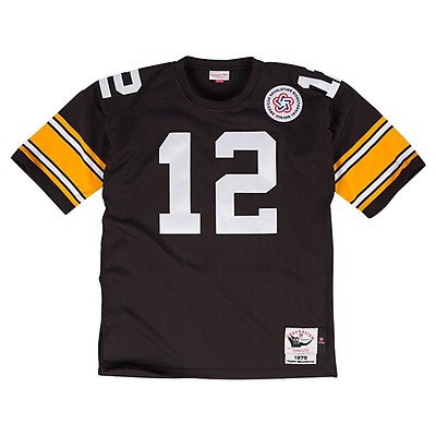 Men's Mitchell & Ness Troy Polamalu Black Pittsburgh Steelers 2008 Alternate Authentic Retired Player Jersey