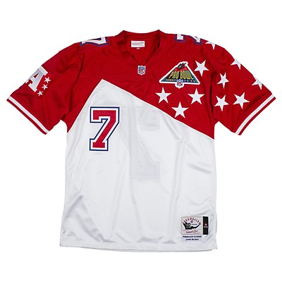 Men's Mitchell & Ness Derrick Thomas White/Red AFC 1995 Pro Bowl Authentic Jersey