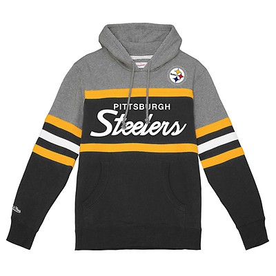 Pittsburgh Steelers WEAR by Erin Andrews Women's Color Block Long Sleeve T- Shirt - Black/Gold