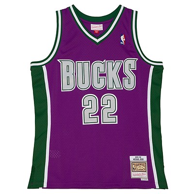 Ray Allen Milwaukee Bucks Mitchell & Ness Women's 1996-97 Hardwood Classics Swingman Jersey - Green