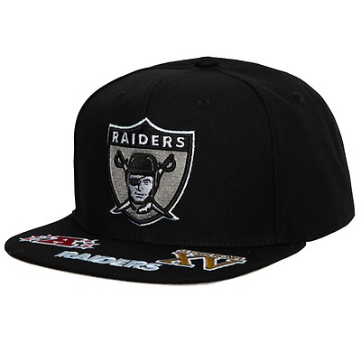 Oakland Raiders TEAM-SCRIPT Brown-White Knit Beanie Hat by Twins