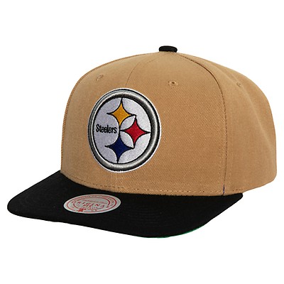 Pittsburgh Steelers Men's Mitchell & Ness Snapback Script Hat