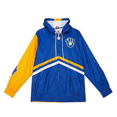 MILWAUKEE BREWERS MASH UP SATIN JACKET (MIDNIGHT NAVY) – Pro Standard