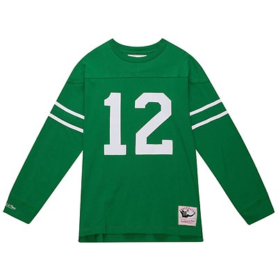 Mitchell & Ness Men's New York Jets Nick Mangold #74 2006 Green Throwback  Jersey