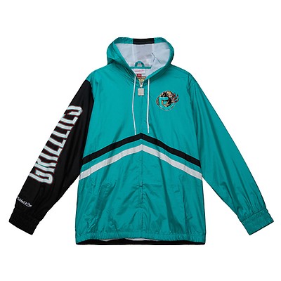 Men's Mitchell & Ness White Dallas Mavericks Hardwood Classics Arched Retro Lined Full-Zip Windbreaker Jacket Size: Medium