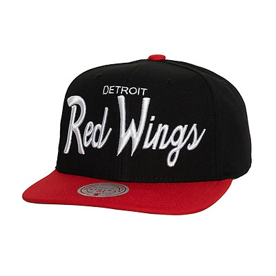 Detroit Red Wings Mitchell & Ness Vintage Sharktooth Snapback Hat