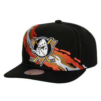 Mitchell & Ness Anaheim Ducks Big Face Snapback Hat, Men's, Black