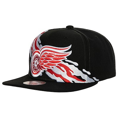 Men's Detroit Red Wings Mitchell & Ness Red 50th Anniversary Vintage Fitted  Hat