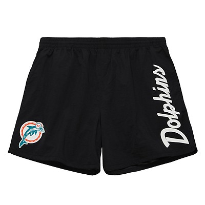 Mitchell And Ness Name & Number Hooded Shorts Miami Dolphins Dan Marino