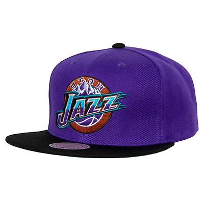 Mitchell & Ness, Accessories, Mitchell Ness Utah Jazz Purple Retro Logo  Hat