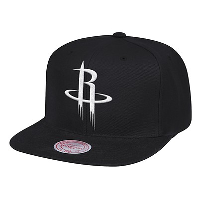 Charlotte Hornets MONOCHROME XL-LOGO Grey-Black Fitted Hat