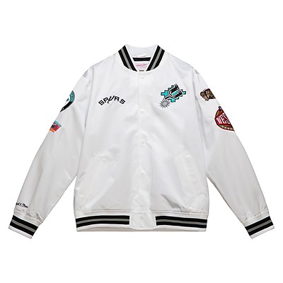 Mitchell & Ness Nba Authentic Warm Up Jacket San Antonio Spurs 1994 95  Black - Mens - Bomber Jackets/Team Jackets Mitchell & Ness
