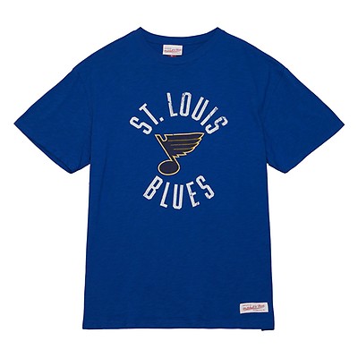 St. Louis Blues Mitchell & Ness Vintage Logo T-Shirt - Gold
