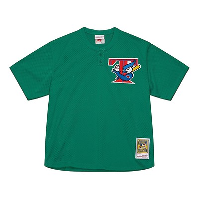 Men's Mitchell & Ness Green Toronto Blue Jays Cooperstown Collection Mesh Batting Practice Jersey Size: Small