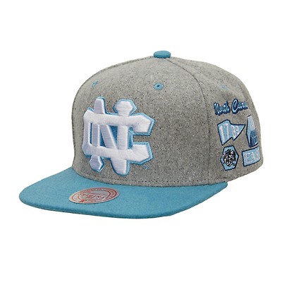 Men's Mitchell & Ness Royal/White Duke Blue Devils Paintbrush Snapback Hat