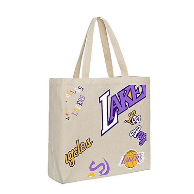 Mitchell & Ness Los Angeles Lakers Hardwood Classics Satin Duffel Bag