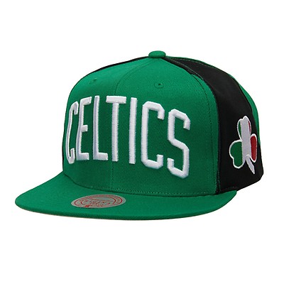 Shop Mitchell & Ness Boston Celtics Fast Times Snapback Hat  HHSS5317-BCEYYPPPWHIT white