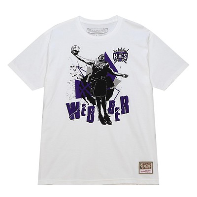 Sacramento Kings Levelwear Women's Verve Birch T-Shirt - White