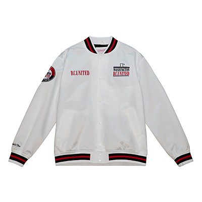 Mitchell and Ness 49ers M&N City Collection Lightweight Satin Jacket White