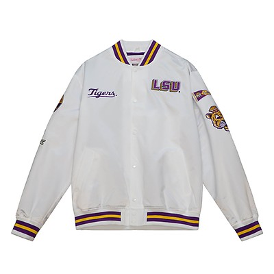 Lids Seattle Mariners Mitchell & Ness City Collection Satin Full-Snap  Varsity Jacket - White