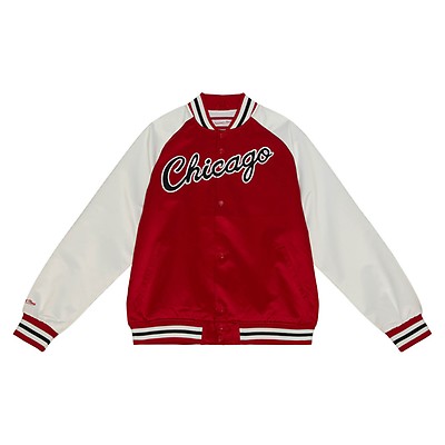 Mitchell & Ness NBA Heavyweight Satin Jacket Chicago Bulls Red