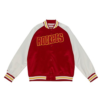 Lightweight Satin Jacket Houston Rockets - Shop Mitchell & Ness