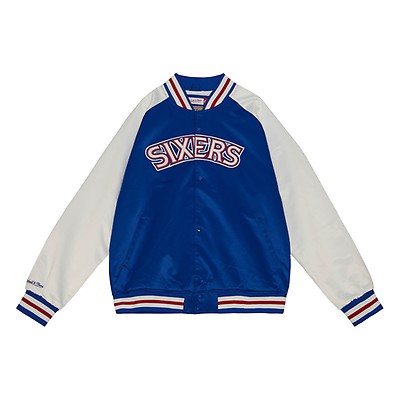 Shop PRO STANDARD Philadelphia 76ers Cityscape Satin Jacket BP7U56303-WHT  white | SNIPES USA