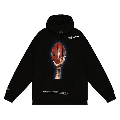 Mitchell & Ness Men's x Fenty NFL Super Bowl Airbrush T-Shirt in White - Size Small