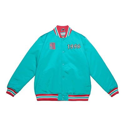 Mitchell & Ness Mens Lightweight Satin Jacket Athletic Outerwear