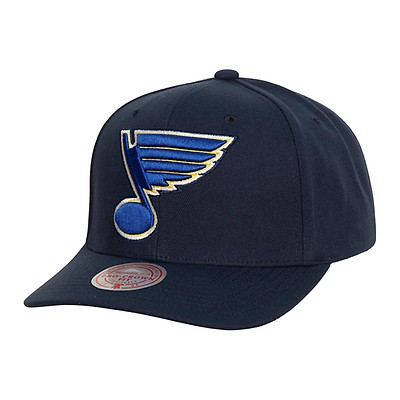 St. Louis Blues Vintage Off White/Blue Snapback - Mitchell & Ness cap