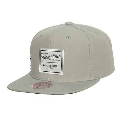 White Mitchell & Ness Blank Snapback Hat - Custom Lids