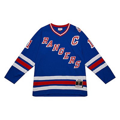 Mitchell and Ness Rangers Slub Long Sleeve Fashion T Shirt