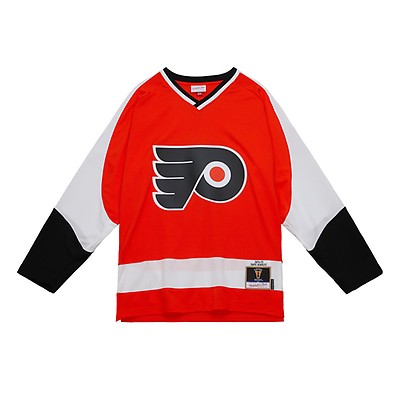 Eric Lindros Philadelphia Flyers Mitchell & Ness 1996/97 Captain Patch Blue  Line Player Jersey - Orange