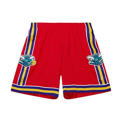 Men's Mitchell & Ness Red New Orleans Pelicans Side Core 2.0