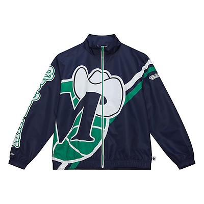 Dallas Mavericks Mitchell & Ness 2022 Olive Flight Satin Bomber Jacket M / Olive