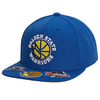 New Mitchell & Ness Blue Acid Wash Denim Snapback Hat Cap (NBA Portland  Trailblazers) 