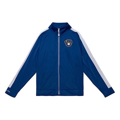 Big League Shirts Brewers Black Full Zip Jacket