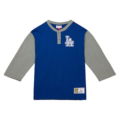 Mitchell & Ness Los Angeles Dodgers Player Henley Shirt for Men