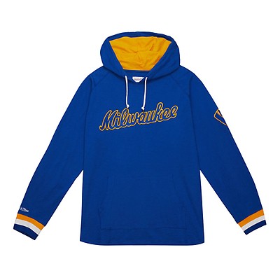 Mitchell & Ness Chicago Cubs Youth Royal Lightweight Pullover Hoodie Size: Large
