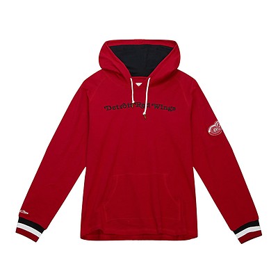 Detroit Red Wings Inspired Vintage Wash Hooded Sweatshirt 