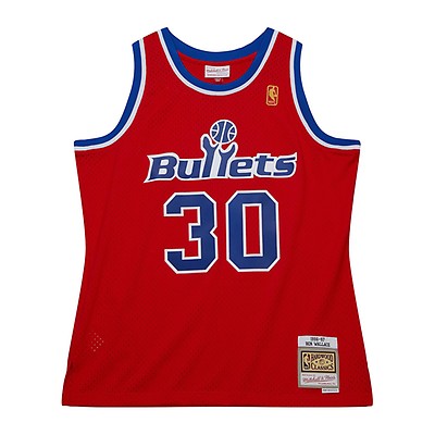 Men's Mitchell & Ness Ben Wallace Royal Washington Bullets 1996/97 Hardwood Classics Swingman Jersey Size: Large