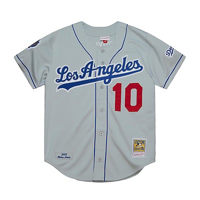 Mitchell and Ness MLB Los Angeles Dodgers Men's M&N Authentic 1981 Fernando  Valenzuela #34 Jersey Gray