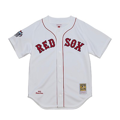 Men's Mitchell & Ness Pedro Martinez White Boston Red Sox 1999 Cooperstown Collection Home Authentic Jersey